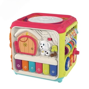 Juguete Sensorial Ecológico, Juguetes para Niñas, Cubo Interactivo para Bebés, Juego de Regalo de Juguetes Educativos Personalizados para Bebés - Product Image 1