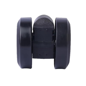 2.5 Inch Twin Wheel 360 Degree <b>Swivel</b> Adjustable Nylon PA6 Casters 50-100mm 30-35kg Load Modern Office Chair Wheels for School - Product Image 4