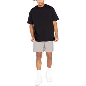 Men's Plus Size Mid <b>Elastic</b> Waist Solid Casual Breathable Eco-Friendly <b>Knee</b> Length Cargo Shorts Plain Dyed - Product Image 4