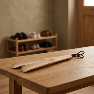 Calzador de Madera de Calidad Superior, Diseño Único, Duradero, Ecológico, Ligero y Suave, para Hombres, Uso Doméstico Moderno BS - Product Image 1