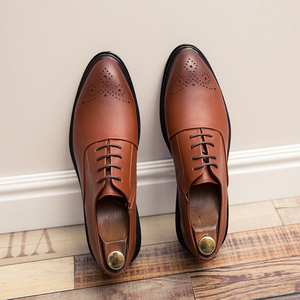 <span class=keywords><strong>Zapatos</strong></span> de vestir de hombre <span class=keywords><strong>baratos</strong></span> de alta calidad en China para hombre Shaw Leather Smart Series Dress <span class=keywords><strong>Oxford</strong></span> Shoe GENUINE Leather Cow Leather Rubber - Product Image 4