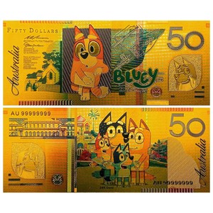 5 Tipi di Banconote Anime Blu <span class=keywords><strong>Y</strong></span> Placcate in Oro 24K per Regali - Product Image 2