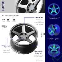 Jantes en alliage forgé sur mesure ForgeX GT Style 17/18/19/20 pouces 5x114.3/120 Monobloc Concave Profond Nouveau modèle 4 pièces pour BMW Audi Benz