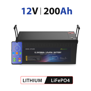 LiFePO4バッテリー12 V 200AHディープサイクル12ボルトリチウムバッテリー2560WH RVソーラーホームエネルギー貯蔵バッテリー12.8V - Product Image 2