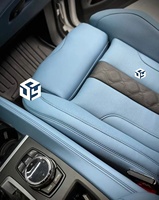 Housse de siège de voiture de style sport de luxe 5 places, design en cuir Nappa respirant, spécifique aux modèles BMW Série 4