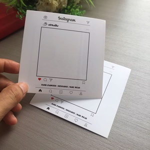 <span class=keywords><strong>Tarjetas</strong></span> <span class=keywords><strong>de</strong></span> cuidado <span class=keywords><strong>de</strong></span> instrucciones <span class=keywords><strong>de</strong></span> regalo <span class=keywords><strong>de</strong></span> negocios cuadradas <span class=keywords><strong>personalizadas</strong></span> <span class=keywords><strong>de</strong></span> alta calidad con logotipo <span class=keywords><strong>de</strong></span> Instagram para negocios en línea - Product Image 3