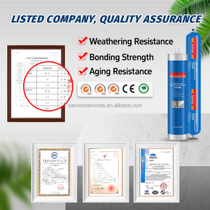 Sellador de Silicona SANO 998 para Paneles Compuestos de Aluminio, Sellador de Silicona Neutro para Construcción, Sellador de Silicona Estructural de 300 ml - Product Image 3