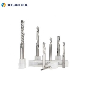 <strong>Single</strong> <strong>Flute</strong> <strong>End</strong> <strong>Mill</strong> Acrylic Milling Cutter 1 <strong>Flute</strong> Spiral Milling Cutter PVC Tungsten Carbide Engraving Router <strong>Bit</strong> 3.175mm - Product Image 6