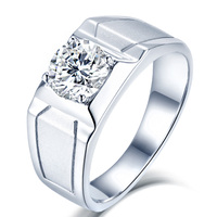 Bague minimaliste ronde en moissanite, argent sterling 925, sertie à griffes, plaquée rhodium, pour elle, cadeau