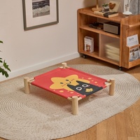 Lit de repos surélevé en bois respirant pour chat, lit rafraîchissant pour chien, lit de sommeil pour cochon d'Inde et hamster - Vente en gros