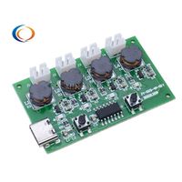 DC5V type-c Mini humidificateur Kits de bricolage brumisateur et carte de circuit imprimé 4 brumisateur atomisation Film atomiseur feuille oscillant