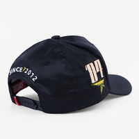 Casquettes brodées personnalisées par le fabricant, logo personnalisé, casquette de baseball noire à 5 panneaux, casquette de baseball en polyester à fermeture snapback