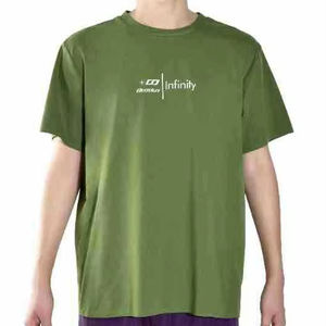 Op Maat Gemaakte 180G Zeefdruk T-Shirt Met Korte Mouwen En Losse Pasvorm Patchwork Geborduurde Effen Top Voor Vrijetijdskleding - Product Image 1