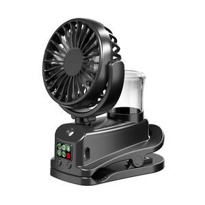 Ventilador de Mano Compacto y Ligero con Tanque Transparente, Ventilador Portátil con Rociador para Viajes en Autobús, Tren o <span class=keywords><strong>Metro</strong></span>, Refrigeración Personal - Product Image 1