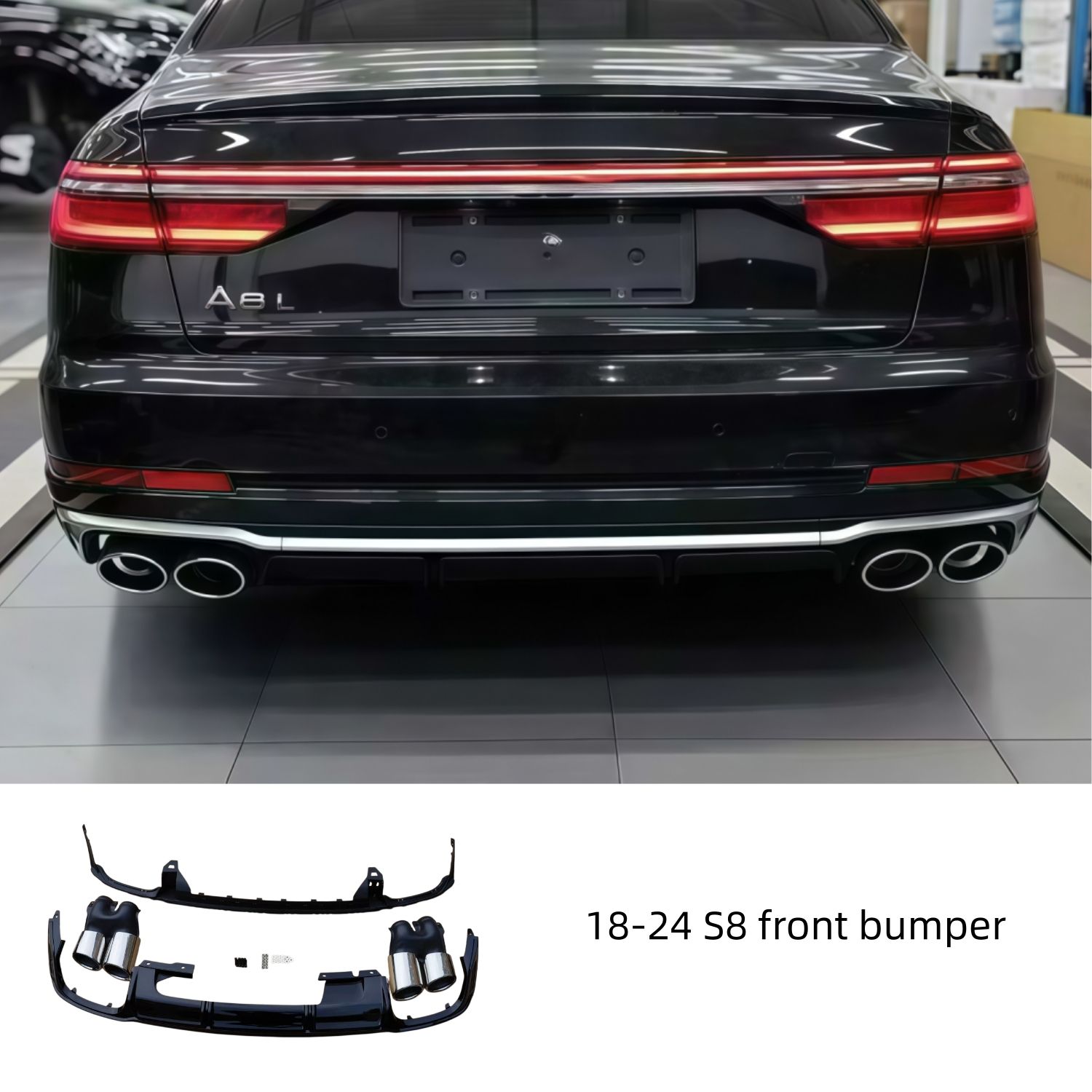 18-24 S8 rear diffuser