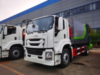 Camion à ordures diesel de marque japonaise 4X2 12-15CBM avec fonction de compression et de transport des déchets