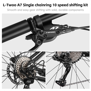 Bicicleta de Montaña Ligera West Biking de 27.5 Pulgadas con Frenos de Disco Hidráulicos, MTB Económica para Desplazamientos Urbanos y Senderos 1401061 High P - Product Image 4