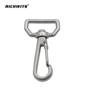 Anneau carré simple Zhibo, crochet universel en acier inoxydable pour sac à dos, boucle de sac à ressort rotative, accessoires de sangle - Product Image 4