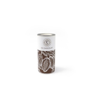Eco-Friendly Chocolate <b>Paper</b> <b>Packaging</b> Cylinder Boxes for Sweets and Food Generous <b>Paper</b> Tube Container with Iron Lid - Product Image 2