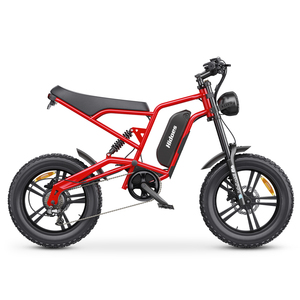Bicicleta Eléctrica Hidoes B6 con Llantas Gruesas de 20 Pulgadas, 1200w, Velocidad Máxima de 50km/h, Voltaje de 48v, Capacidad de Batería de 15ah, Disponible en Almacenes del Reino Unido, la UE y EE. UU. - Product Image 4
