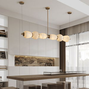 <span class=keywords><strong>Lustre</strong></span> de salle à manger en <span class=keywords><strong>cuivre</strong></span> <span class=keywords><strong>et</strong></span> onyx de style français <span class=keywords><strong>lustre</strong></span> de cuisine en marbre de luxe moderne <span class=keywords><strong>et</strong></span> minimaliste - Product Image 3