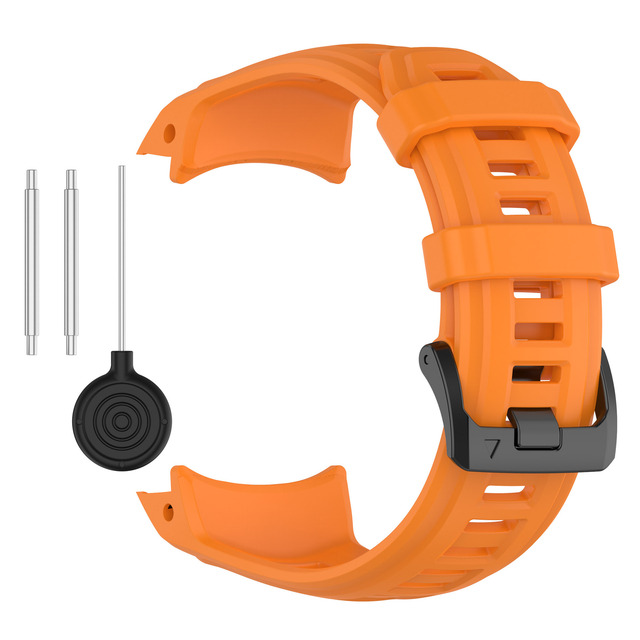 22mm 26mm Silicone Sports Watch Band for Garmin Instinct 3 45mm ALOMED Solar Instinct 3 50mm ALOMED Solar Silicone Watch Strap