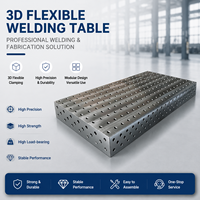 Tables de soudage industrielles nitrurées, fournies par l'usine, plateforme de soudage modulaire anti-usure