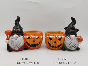 All'ingrosso fabbrica diretta carino vaso di <span class=keywords><strong>zucca</strong></span> Bonsai casa decorazione di Halloween artificiale piante succulente per la vendita - Product Image 2
