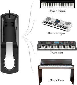 Pédale de sustain professionnelle pour clavier/piano numérique, pédale d'extension pour synthétiseur, pour piano et orgue électroniques - Product Image 6