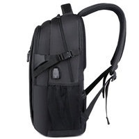 Sac à dos pour ordinateur portable en polyester Oxford durable avec logo personnalisé, antivol, avec port USB et fermeture éclair, pour les voyages et les étudiants