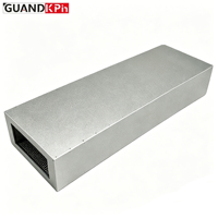 Silencieux de conduit rectangulaire, atténuateur de bruit, séparateur, silencieux HVAC galvanisé pour système de ventilation commercial