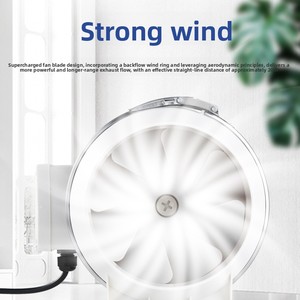 Mạnh mẽ im lặng 10-inch Quạt thông gió ống nhựa Điện thông gió cho nhà bếp dầu fume <span class=keywords><strong>extractor</strong></span> phòng tắm OEM tùy chỉnh - Product Image 3