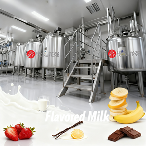 Línea de Producción Láctea Multiproductos UHT, Planta de Leche Saborizada, Línea de Procesamiento de Yogur, Línea de Bebidas Probióticas 1T-20T/H - Product Image 3