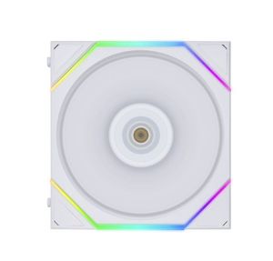 Ventilateur PC <span class=keywords><strong>Lian</strong></span> <span class=keywords><strong>Li</strong></span> UNI FAN TL120-3 Haute Performance Blanc/Noir avec Éclairage RGB, Dissipateur en Cuivre et Aluminium, Interface 4 Broches pour Dissipation Thermique - Product Image 4