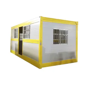 Portable Foldable Office Container Accommodation Cabin Foldable Folding Prefab Container House