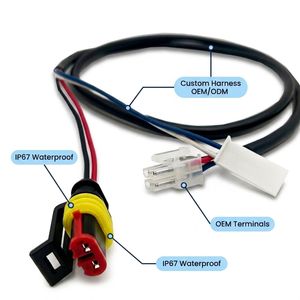 تصنيع المعدات الأصلية ODM تسخير الأسلاك المخصصة لموصل السيارة تسخير السيارات كابل التجميع - Product Image 1