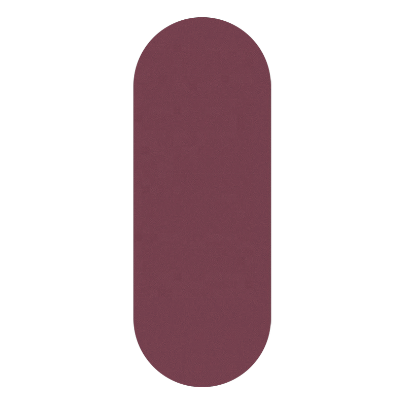 Sansd Oval Frosted PU Natural Rubber