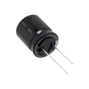 Condensador Original de 5600 uF, Tipo Through Hole, Aluminio, 5600UF, 20%, 6.3V, RADIAL, 6.3YXG5600MEFC16X20 - Product Image 1