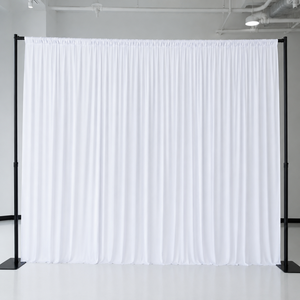 Rideau de fond en tissu extensible Spandex pour banquets d'hôtel, scènes de salle de bal et projets événementiels - Fournisseur - Product Image 1