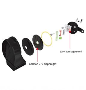 2018-2022 pour Honda ACCORD OEM klaxon de voiture 38100-TVA-H51 38150-TVA-H51 haut-parleur unique ABS fer sirène capot modèle 2 voies - Product Image 4