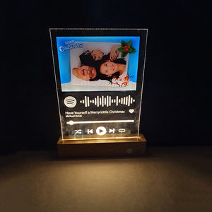 DIY canción de acrílico <span class=keywords><strong>Spotify</strong></span> placa 3D Creatives tablero de acrílico luz de noche para regalos - Product Image 2