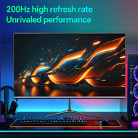 Moniteur de jeu PC Ultra-mince 24 pouces 200Hz IPS écran LCD 2K 1920x1080P FHD bureau nouvel écran d'ordinateur Ultra-mince 1080P