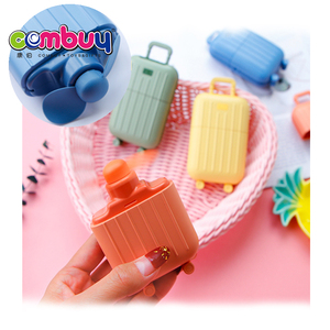 Mini ventilateurs portables électriques rechargeables de forme valise à bagages - Product Image 1