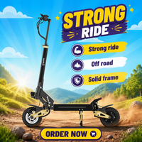 Trottinette électrique pliable pour adultes, tout-terrain et pour trajets quotidiens, batterie haute énergie 48V 18.2Ah, moteur puissant 2400W, en alliage d'aluminium, rapide