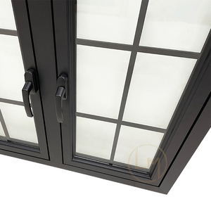 <span class=keywords><strong>Fenêtre</strong></span> à battant arquée en aluminium de grande taille pour maison moderne, avec cadre en métal et vitrage pare-balles, prix d'usine - Product Image 5