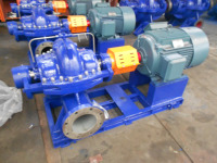 Pompe à feu électrique 50 hp 1000 gpm, boîtier fendu horizontal, pompe à arbre nu avec boîtier fendu