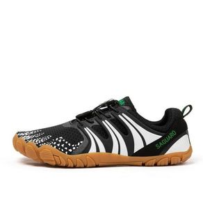 Chaussures de course minimalistes Zero Drop pour hommes, modèle <span class=keywords><strong>2021</strong></span>, noires, respirantes, en mesh, pour la course à pied en trail, <span class=keywords><strong>printemps</strong></span>/hiver. - Product Image 3