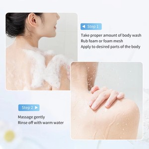 เจลอาบ<span class=keywords><strong>น้ำ</strong></span>สมุนไพรออร์แกนิกแบบกำหนดเองขายส่ง ซีรีส์ OEM ODM ไฮยาลูรอนิค แอซิด บำรุงผิวขาวใส ขัดผิว <span class=keywords><strong>สบู่</strong></span>เหลว - Product Image 5