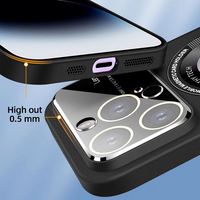 Coque de téléphone magnétique avec grande fenêtre de protection pour iPhone 14 Pro Max, coque de téléphone tout-en-un pour iPhone 14