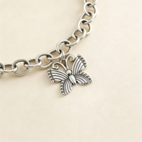 Bijoux en argent sterling S925 James Avery, pendentif papillon en émail, bague papillon, accessoires DIY